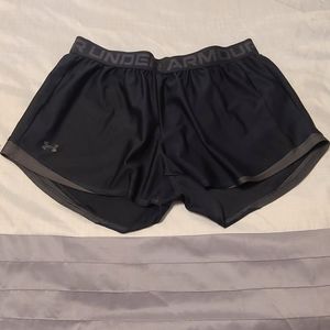 Black and Gray Under Armor Shorts